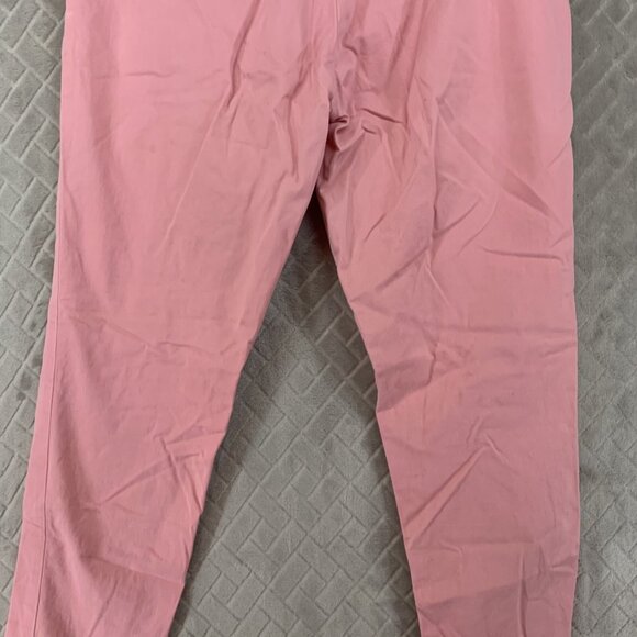 Honey Womans 30 Chino Pants Pink Ankle Tapered Leg Low Rise Stretch Barbiecore - Picture 13 of 15